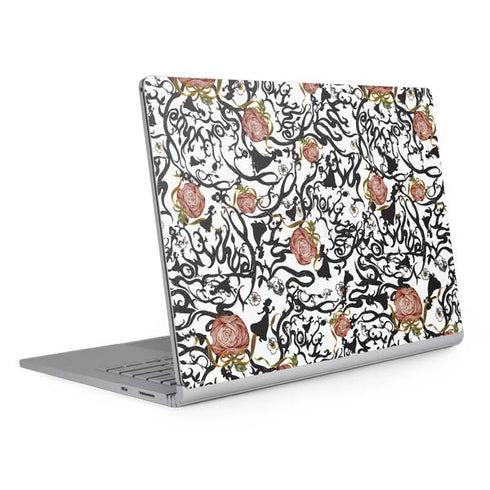 Disney Snow White Roses and Character Silhouette Surface Book 2 13.5in Skin